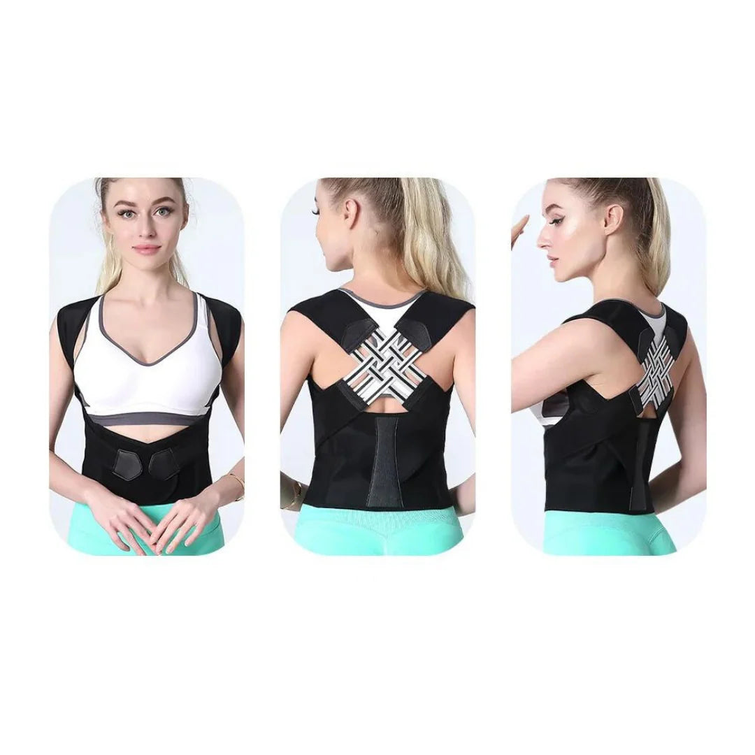Back Posture Corrector Adjustable Stretch Straps Discreet Fit