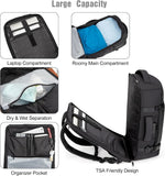 Backpack 40L Padded Laptop USB Charging & Digital Lock