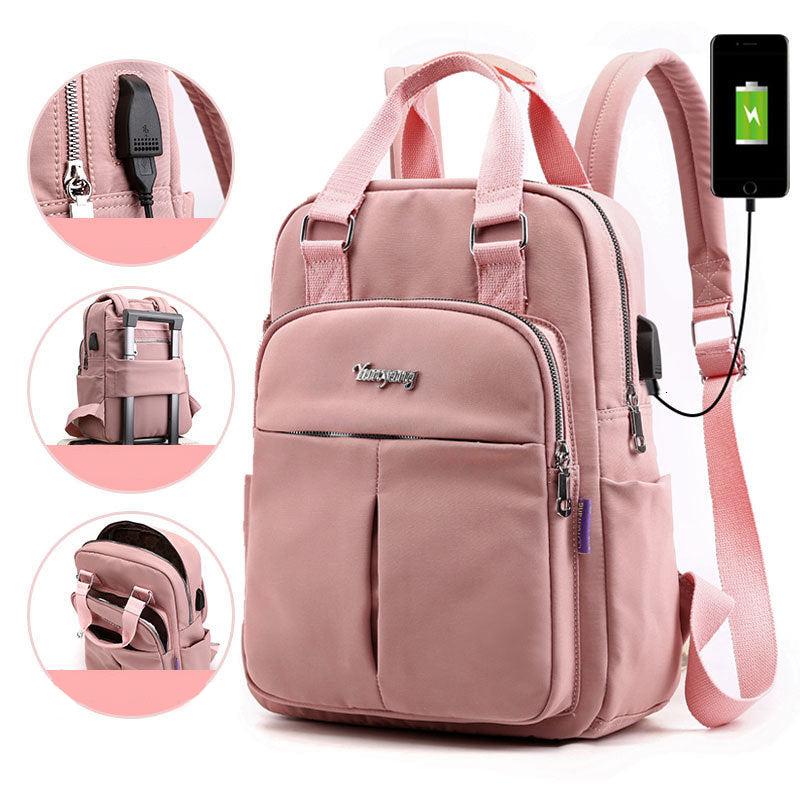 Backpack Anti-Theft USB Charging Organizer