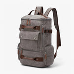 Backpack Durable Canvas 15-Inch Laptop Compartment Adjustable Straps