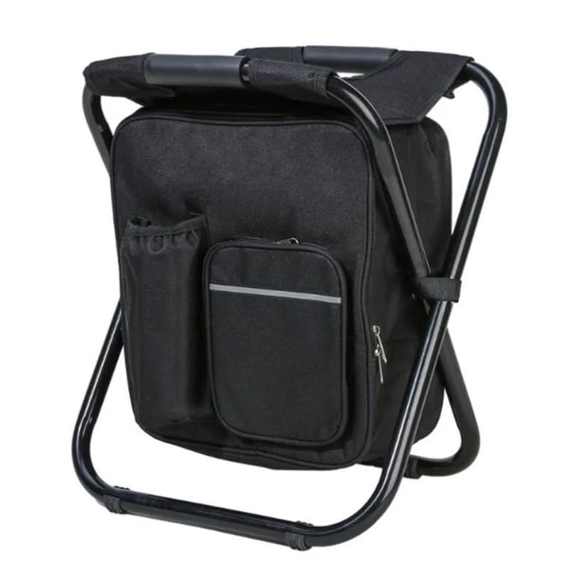 Backpack Folding Chair Insulated Cooler Compartment 19-Quart