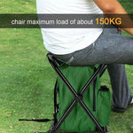 Backpack Folding Chair Insulated Cooler Compartment 19-Quart