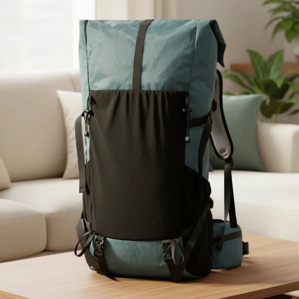 Backpack Ultralight Expandable Roll-Top Water-Resistant Ripstop Nylon