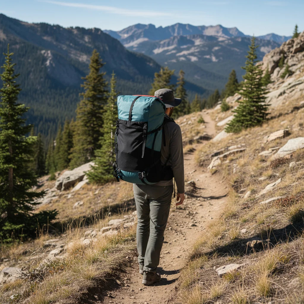 Backpack Ultralight Expandable Roll-Top Water-Resistant Ripstop Nylon