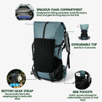 Backpack Ultralight Expandable Roll-Top Water-Resistant Ripstop Nylon