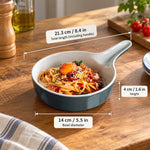 Bakeware Set Porcelain Ceramic Glossy Glazed Finish