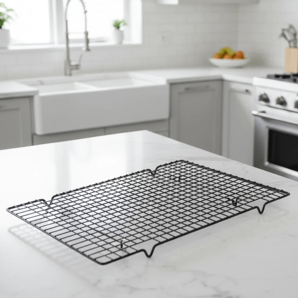Baking & Grilling Rack Carbon Steel Elevated Feet
