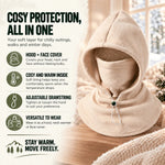 Balaclava 3-in-1 Fleece-Lined Wind Protection