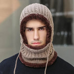Balaclava Fleece-Lined Integrated Scarf Stretch Fit