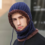 Balaclava Fleece-Lined Integrated Scarf Stretch Fit