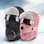 Balaclava Fleece-Lined Windproof Goggles & Removable Mask