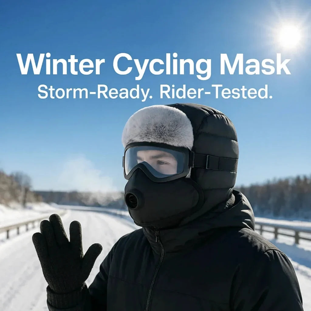 Balaclava Fleece-Lined Windproof Goggles & Removable Mask