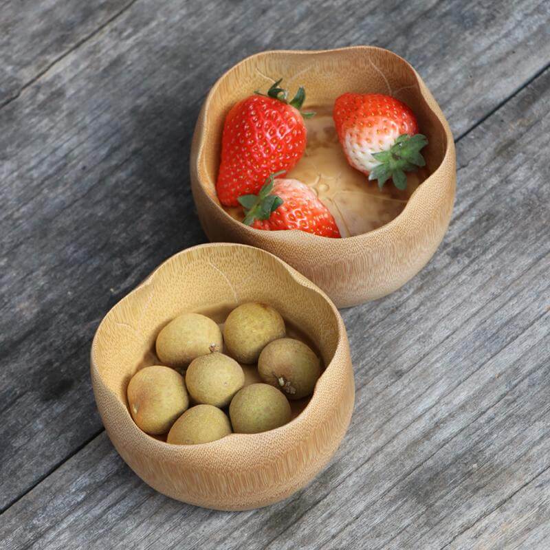 Bamboo Bowls Handmade For Prep & Serving