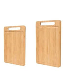 Bamboo Cutting Board, Double-Sided, Knife-Friendly Surface