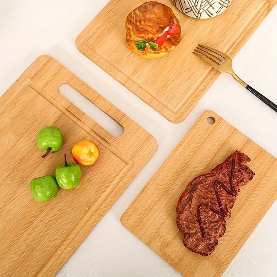 Bamboo Cutting Board, Double-Sided, Knife-Friendly Surface