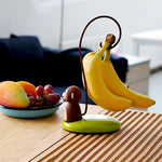 Banana Hanger Stand Monkey-Shaped Holds 4 Bananas