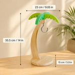 Banana Hanger Tropical Palm Wooden Base & Metal Hook