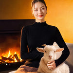 Base Layer Shirt Thermal Stand-Up Ruffle Collar