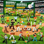 Baseball Advent Calendar 786-Piece Building Brick Set