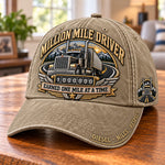 Baseball Cap Washed Cotton Twill Adjustable Fit Truck Graphic