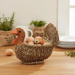 Basket Turkey-Shaped Handwoven Storage