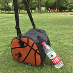 Basketball Bag Basketball-Shaped Abrasion-Resistant Adjustable Strap