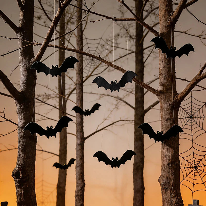 Bat Wall Decoration Easy-Hang Glow-In-The-Dark Option