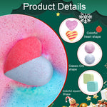 Bath Bomb Advent Calendar 24 Count 14 Festive Scents