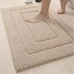 Bath Mat Absorbent Microfiber Non-Slip Machine-Washable