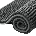 Bath Mat Chenille Absorbent Non-Slip Machine Washable