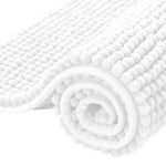 Bath Mat Chenille Absorbent Non-Slip Machine Washable