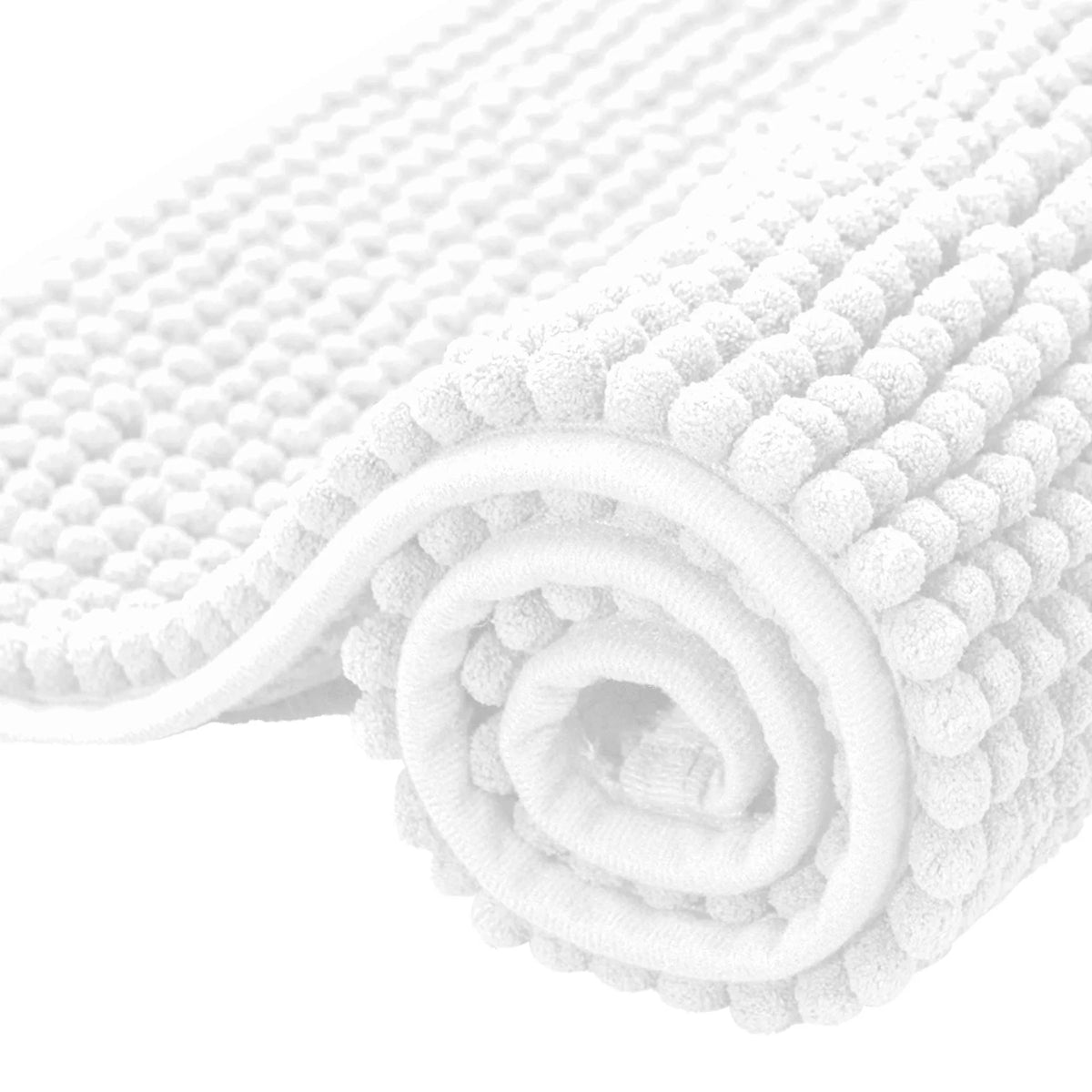 Bath Mat Chenille Absorbent Non-Slip Machine Washable