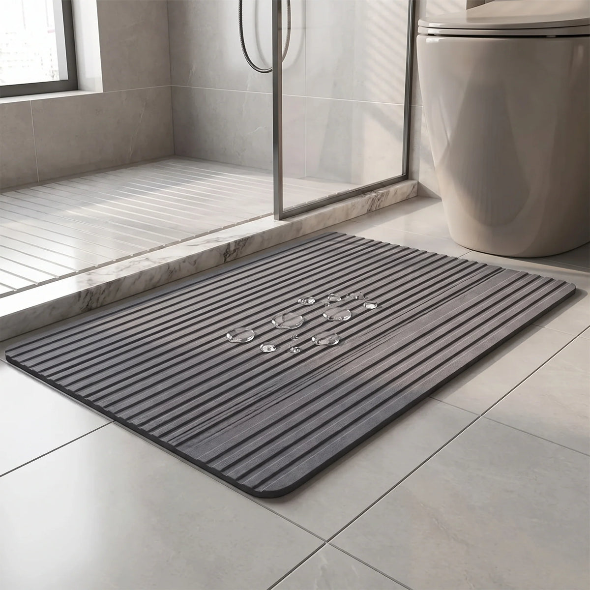 Bath Mat Diatomaceous Earth Quick-Drying Non-Slip Backing
