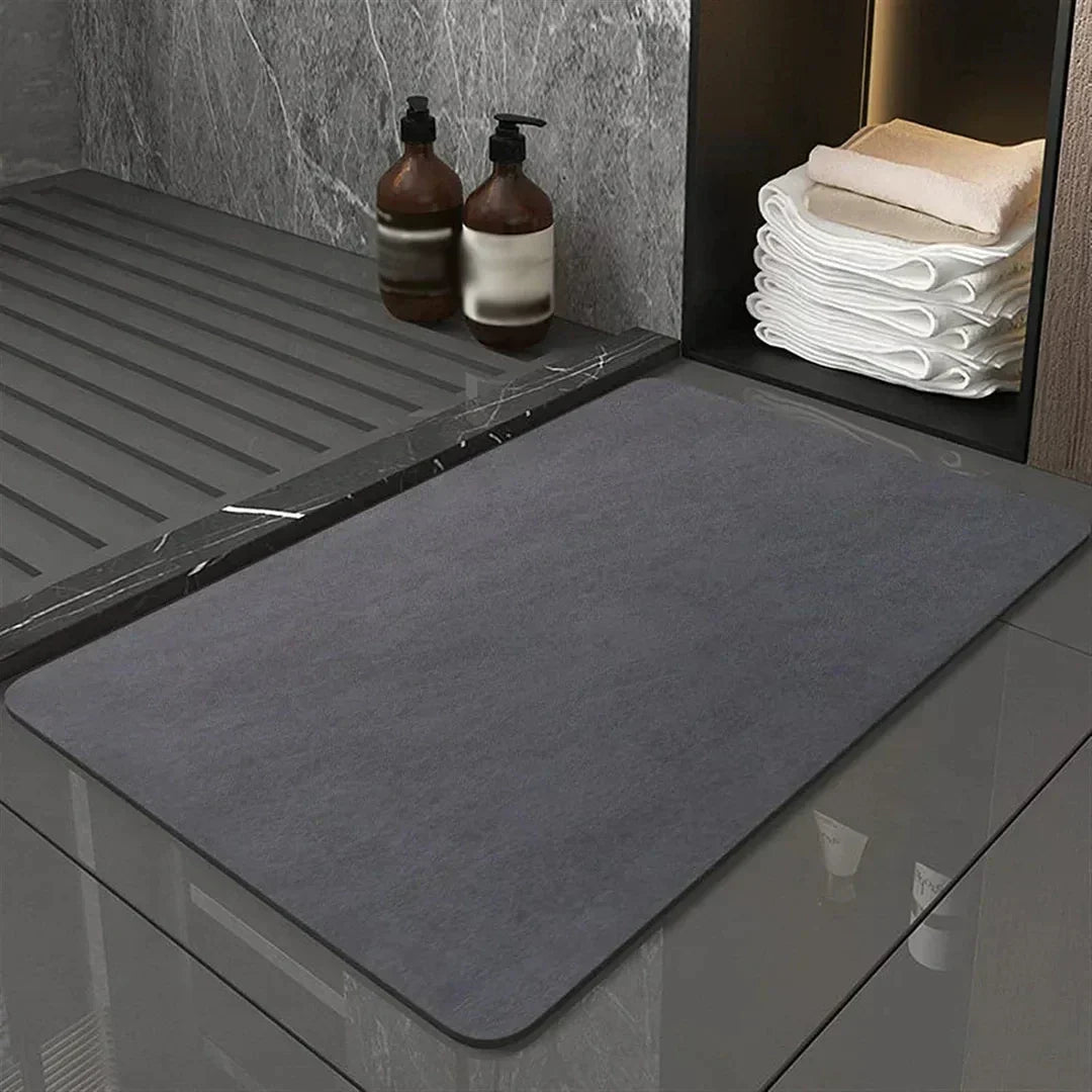 Bath Mat Diatomaceous Earth Quick-Drying Non-Slip Backing