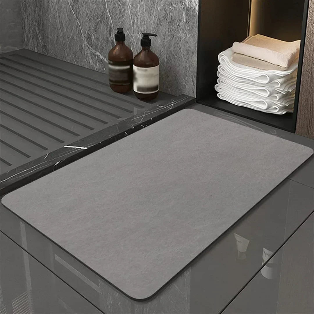Bath Mat Diatomaceous Earth Quick-Drying Non-Slip Backing