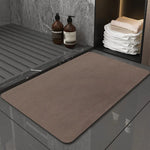 Bath Mat Diatomaceous Earth Quick-Drying Non-Slip Backing