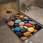 Bath Mat Diatomite Quick-Drying Non-Slip Rubber Base