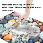 Bath Mat Diatomite Quick-Drying Non-Slip Rubber Base