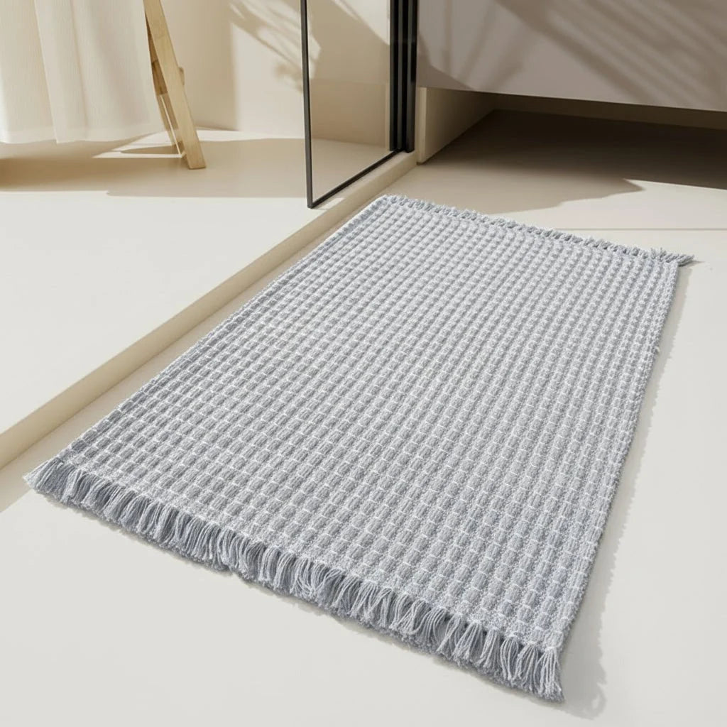Bath Mat Microfiber Absorbent Non-Slip Machine Washable