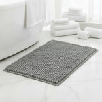 Bath Mat Microfiber Chenille Non-Slip Absorbent & Machine Washable