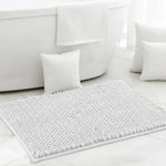 Bath Mat Microfiber Chenille Non-Slip Absorbent & Machine Washable