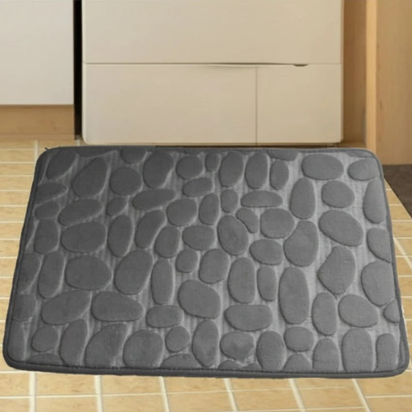Bath Mat Microfiber Fast-Absorbing Non-Slip Backing