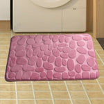 Bath Mat Microfiber Fast-Absorbing Non-Slip Backing