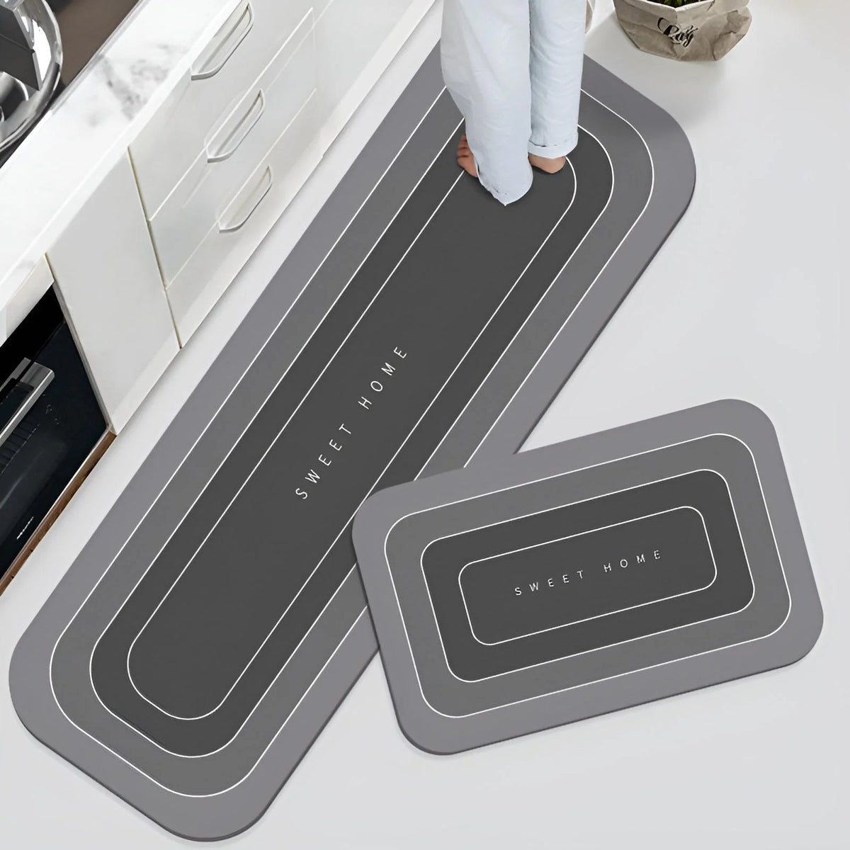 Bath Mat Microfiber Non-Slip Quick-Drying & Absorbent