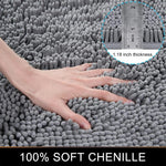Bath Mat Non-Slip Quick-Drying Plush Absorbent