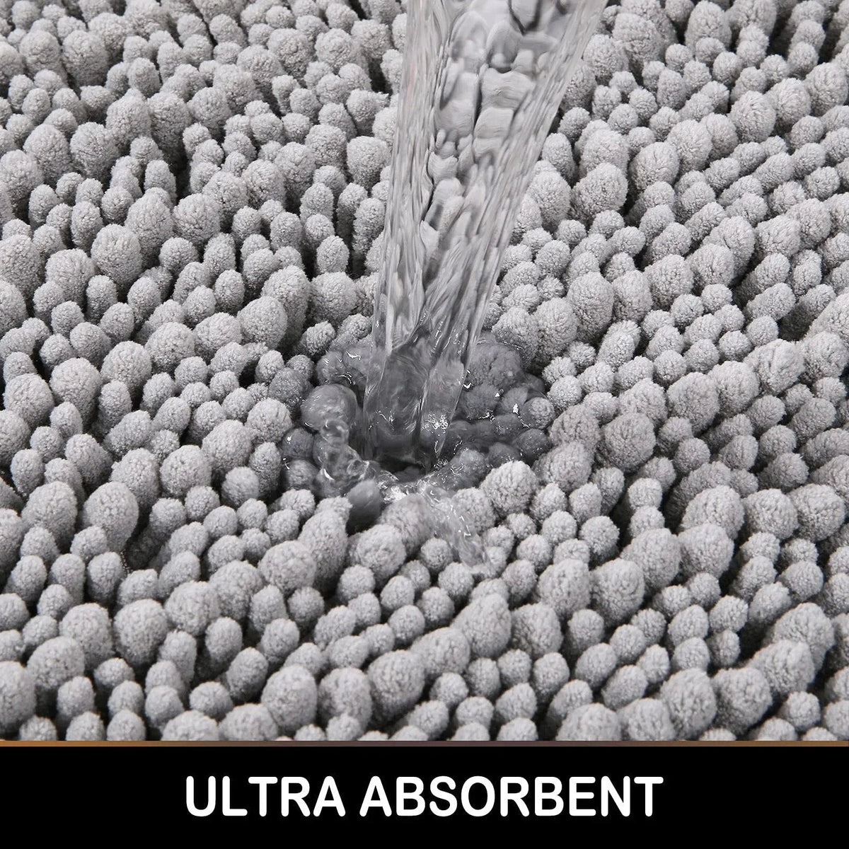 Bath Mat Non-Slip Quick-Drying Plush Absorbent