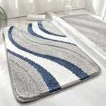 Bath Mat Organic Cotton Quick-Drying Non-Slip