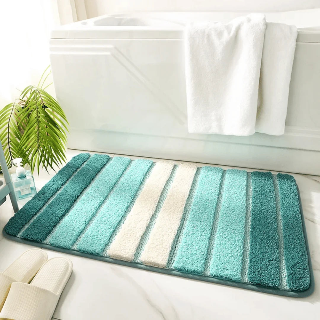 Bath Mat Organic Cotton Quick-Drying Non-Slip