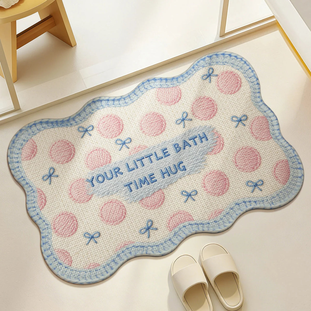 Bath Mat Plush Non-Slip Machine Washable