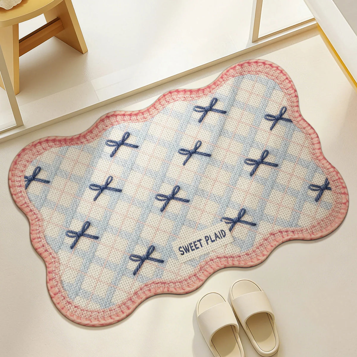 Bath Mat Plush Non-Slip Machine Washable